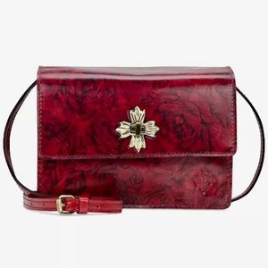 Patricia Nash Consilina Crossbody Etched Rose